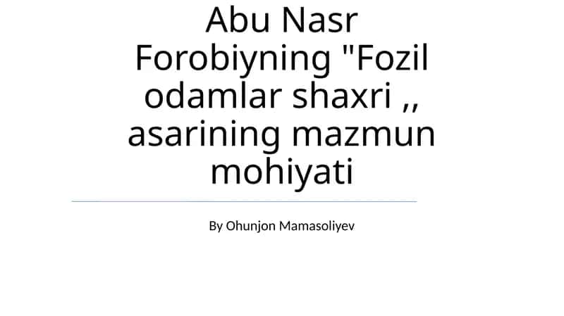 Fozil odamlar shahri 1