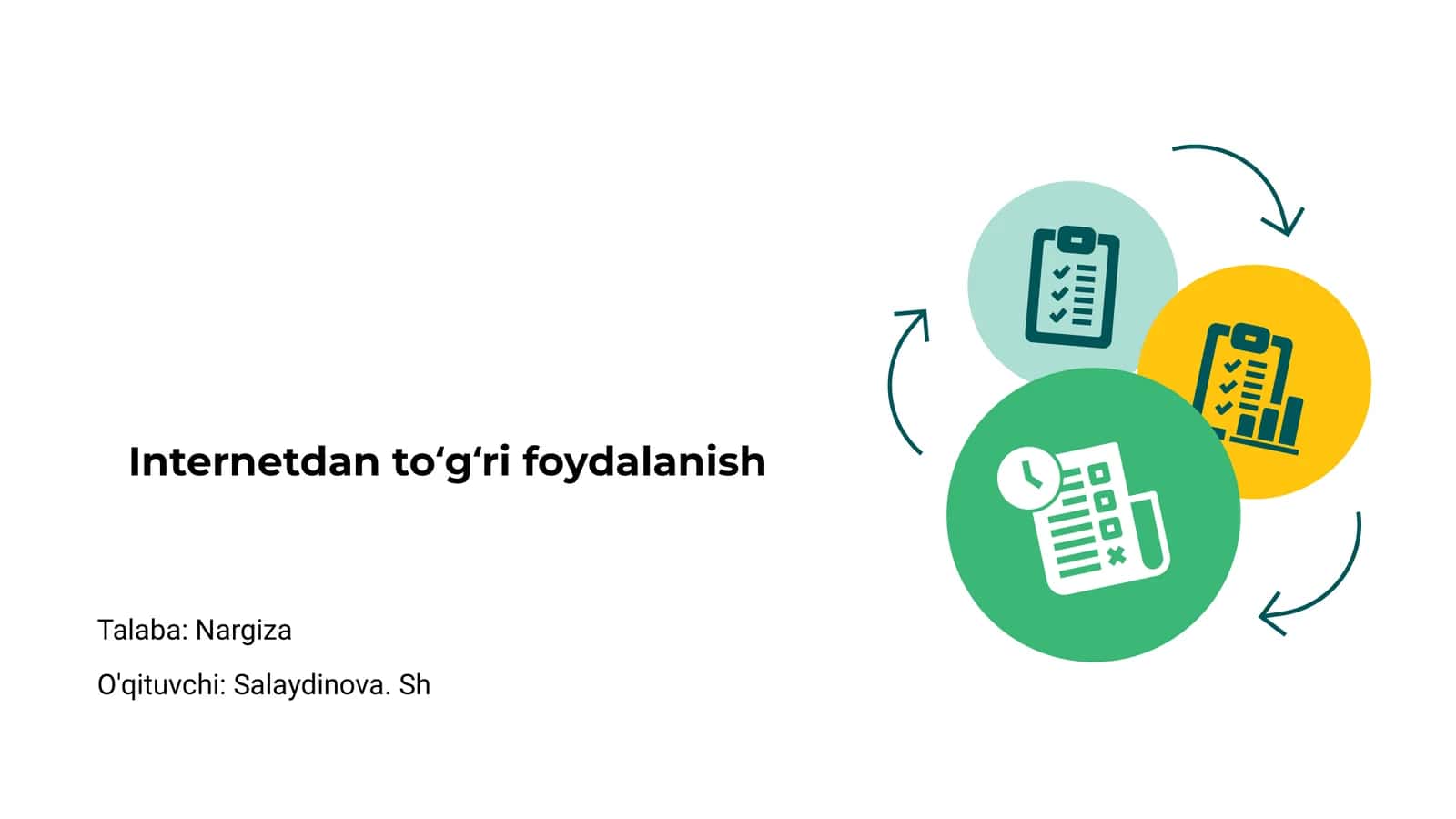 Internetdan toʻgʻri foydalanish 1
