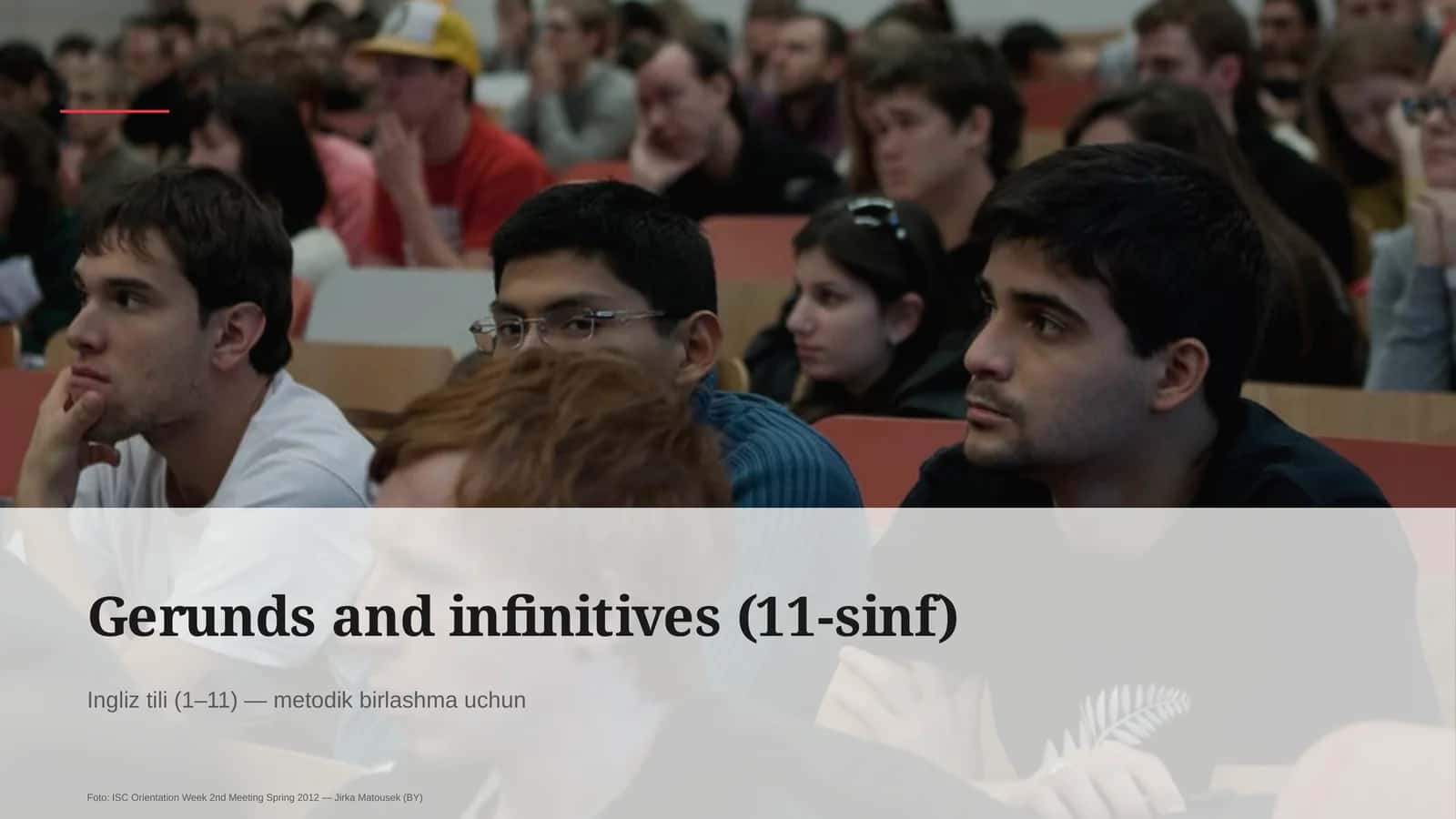 Gerunds and infinitives (11-sinf) 1