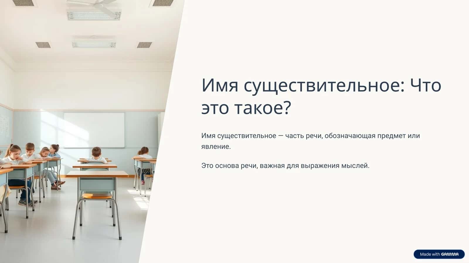 Имя существительное 1