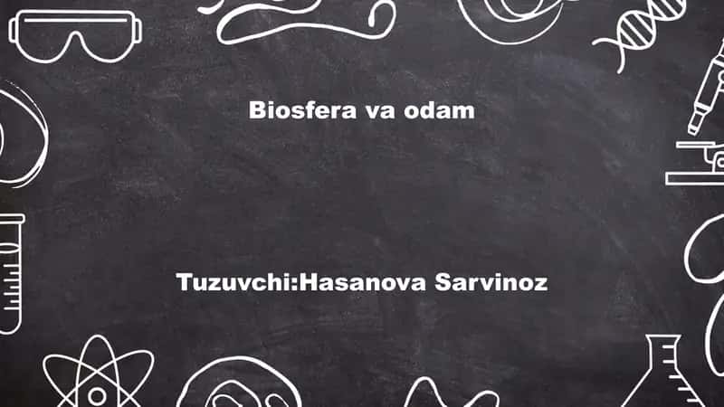 Biosfera va odam 1