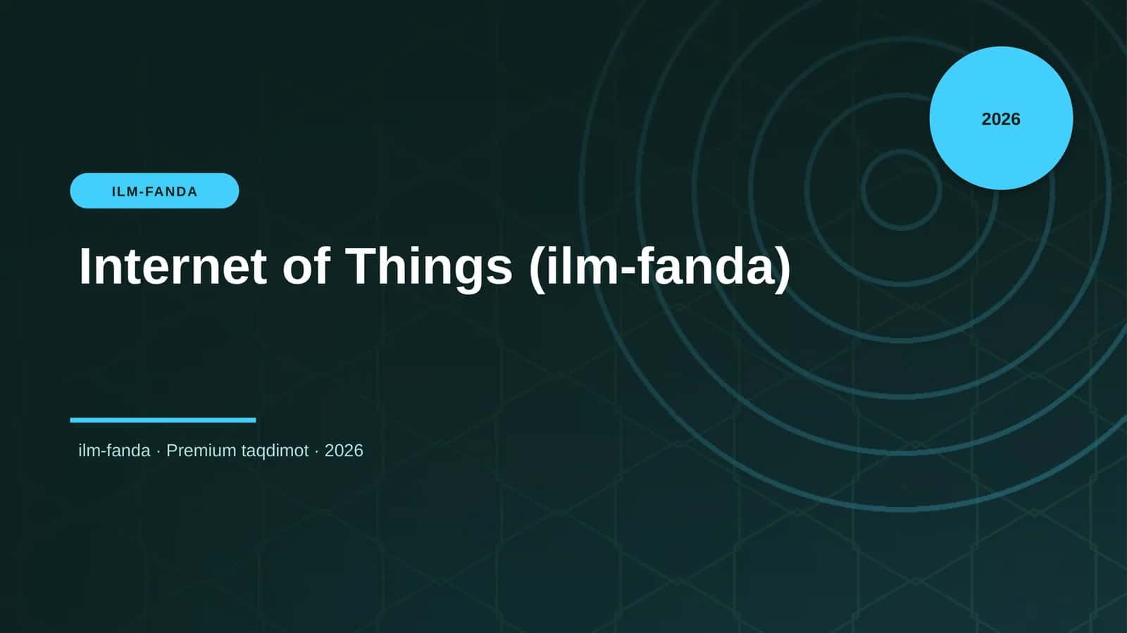 Internet of Things (ilm-fanda) 1