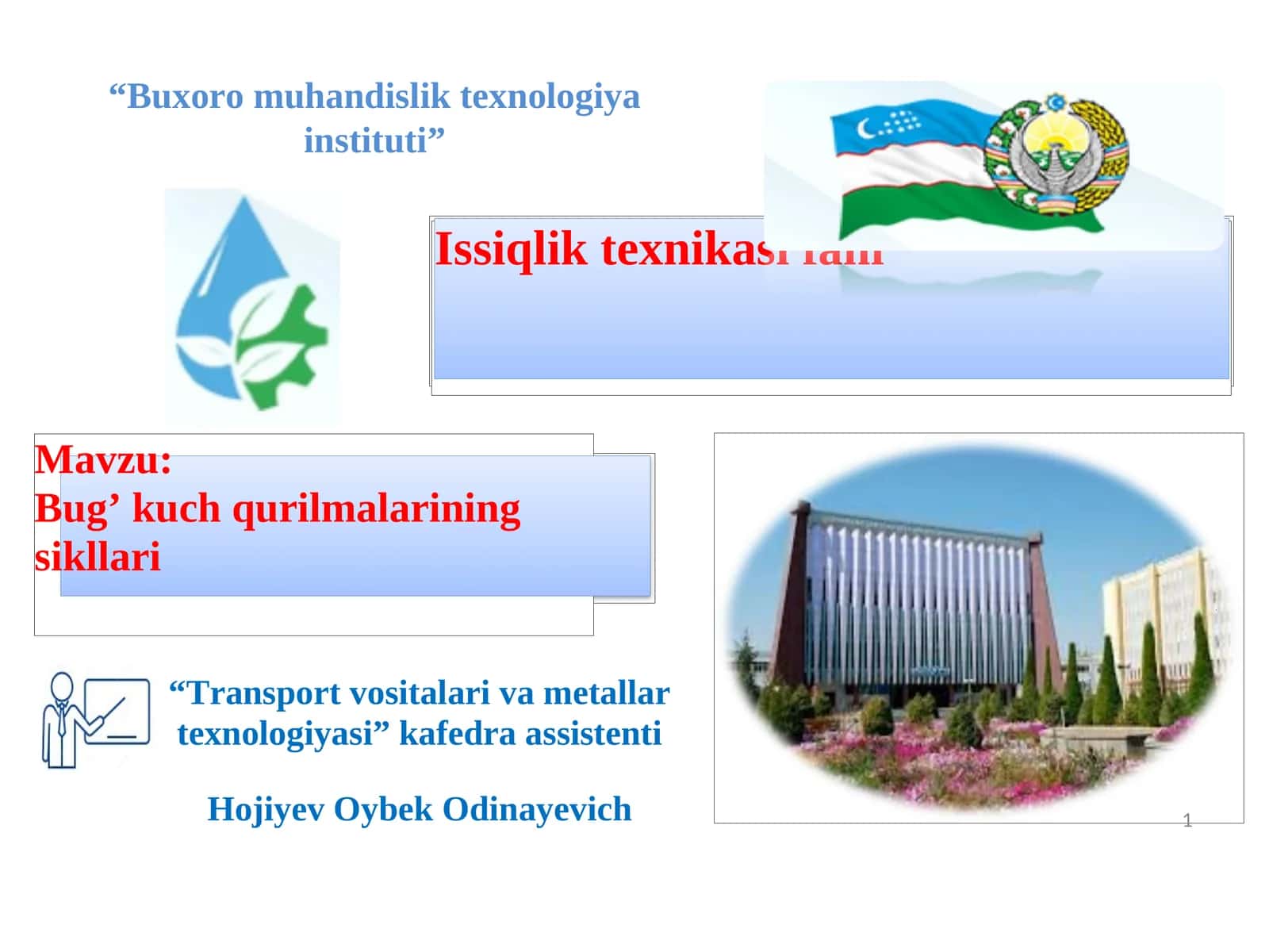 Bugʼ kuch qurilmalarining sikllari 1