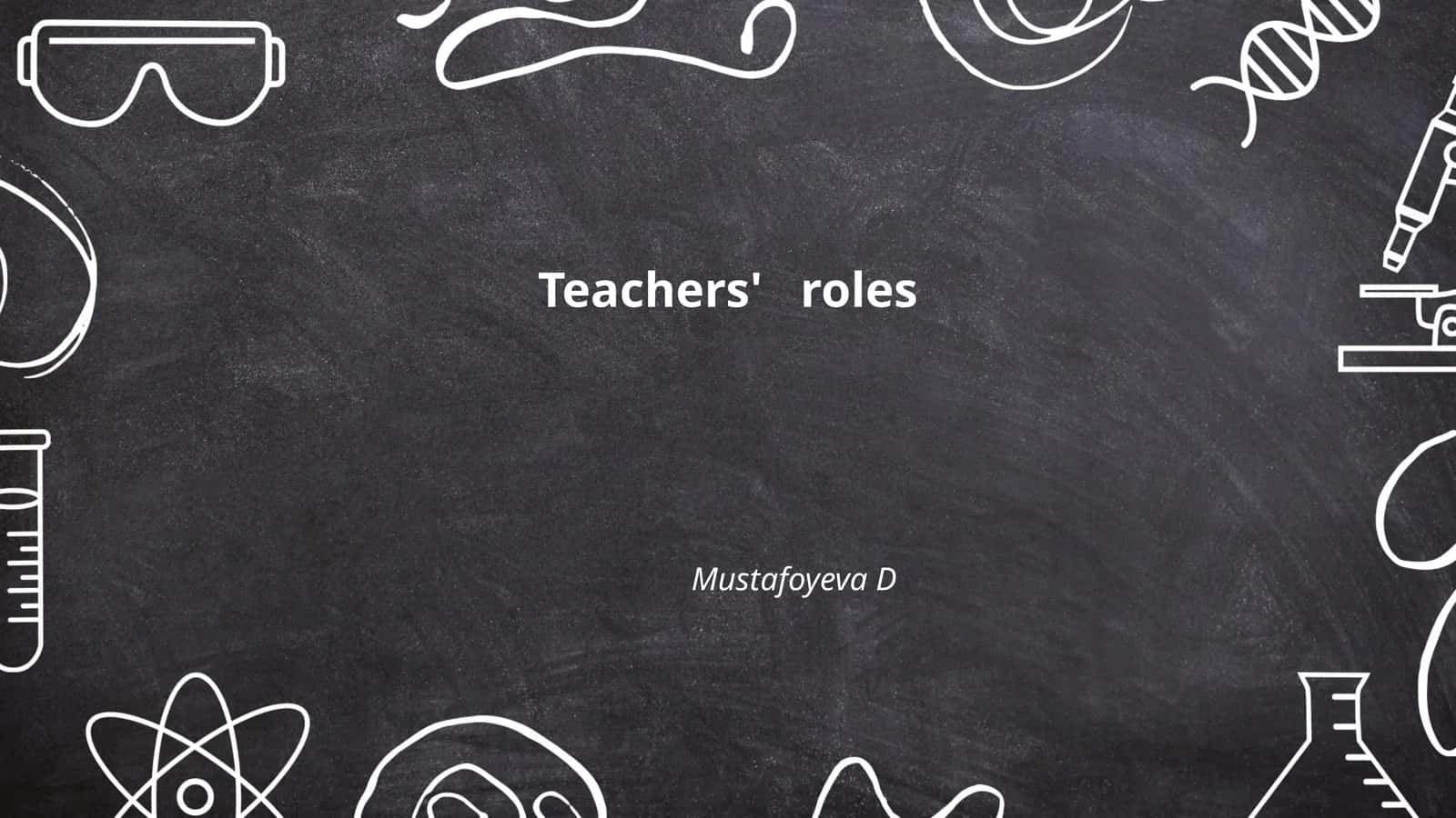 Teachers' roles 1