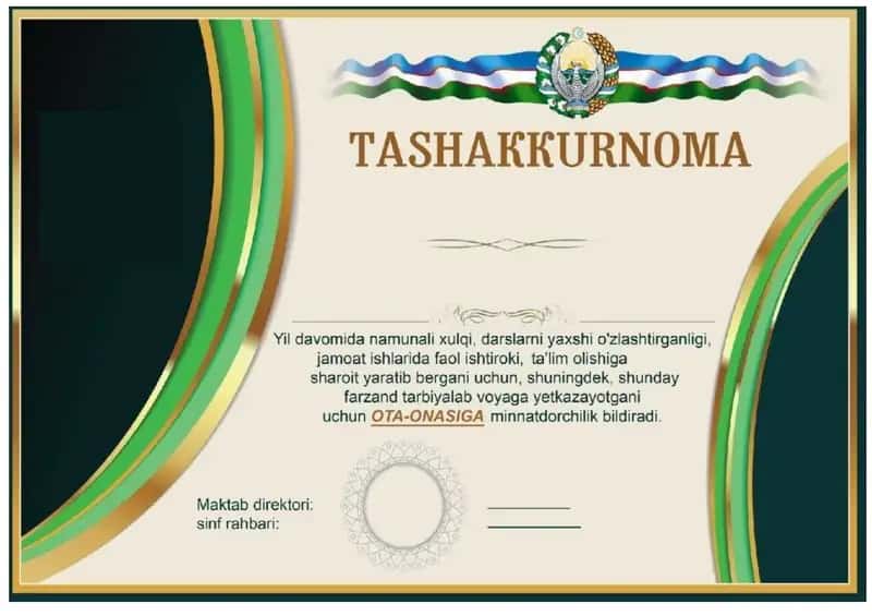 Ota-onaga tashakkurnoma 1