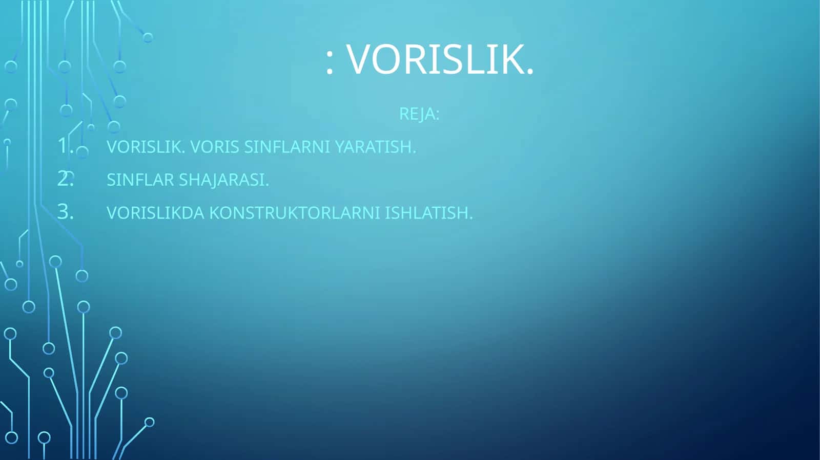Vorislik 1