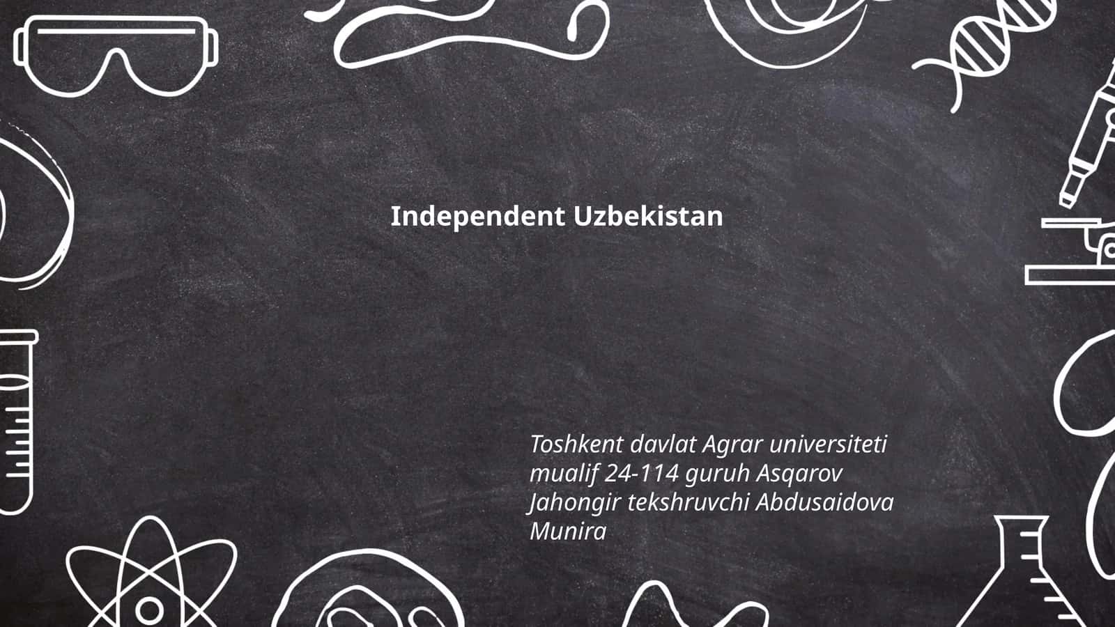 Independent Uzbekistan 1