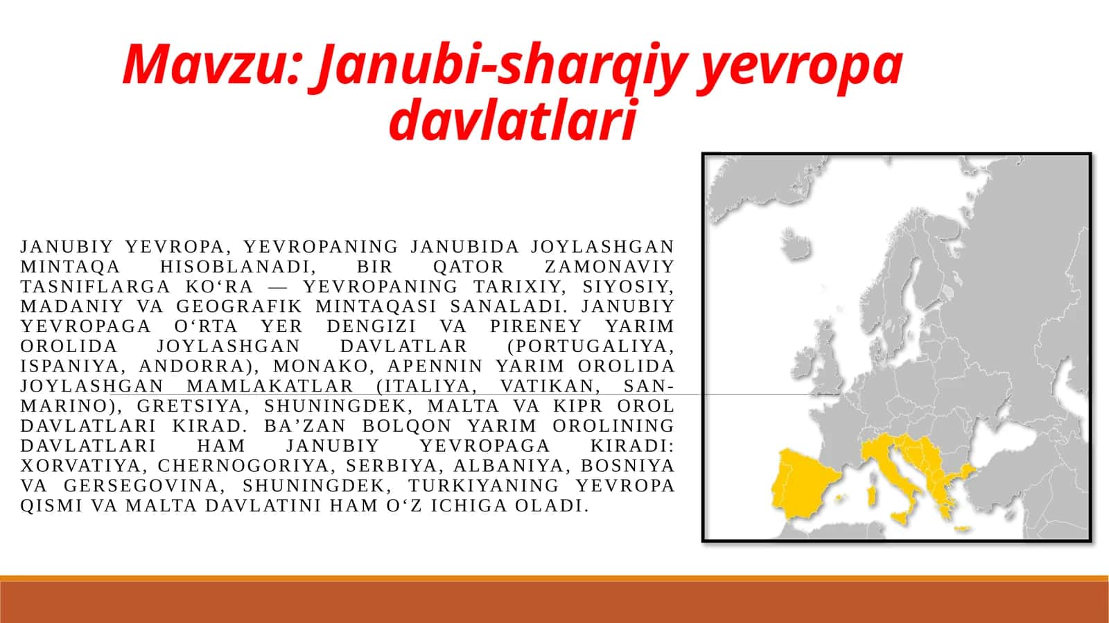 Janubi-sharqiy yevropa davlatlari 1