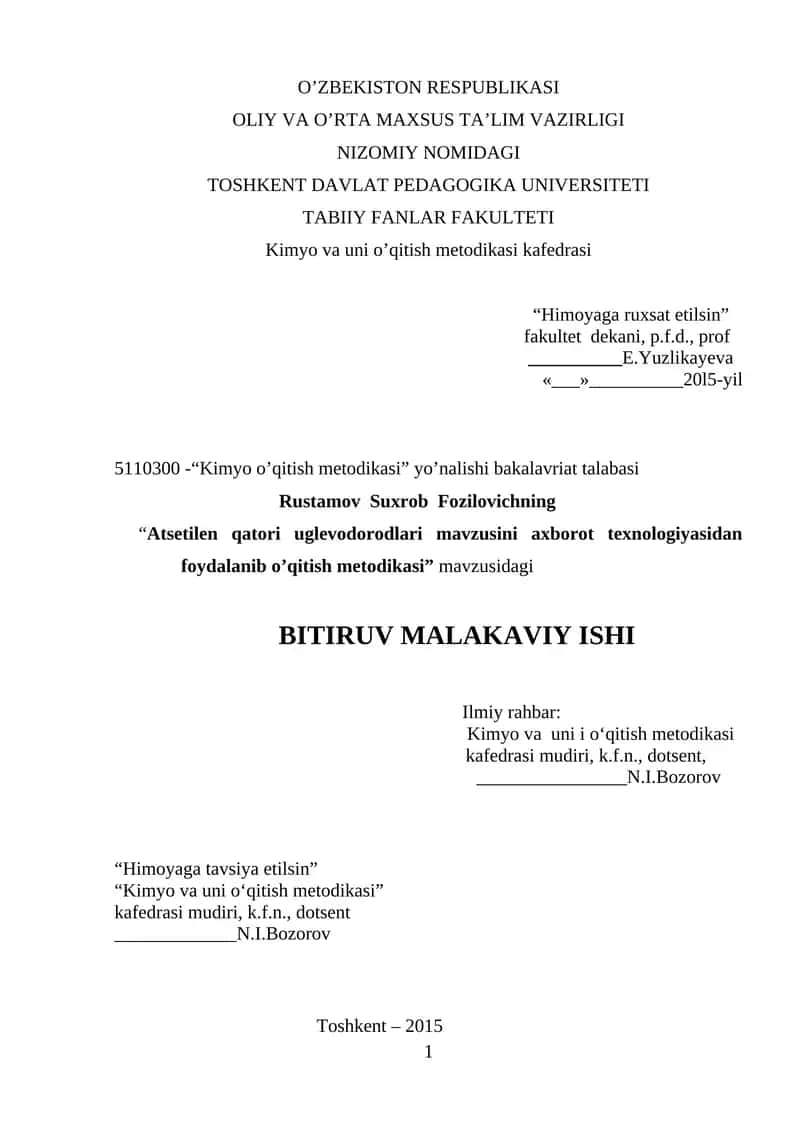 atsetelen qatori uglevodorodlar 1