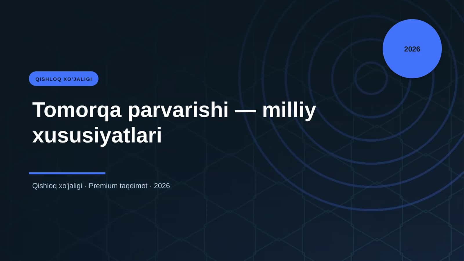 Tomorqa parvarishi — milliy xususiyatlari 1