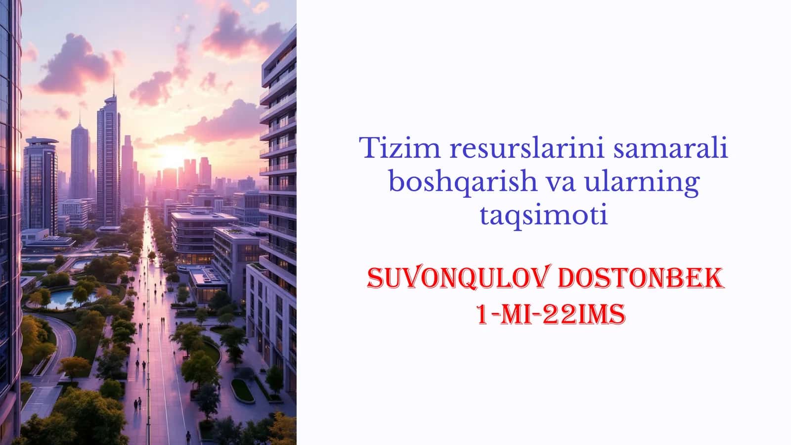 Suvonqulovdostonbek 1-MI-22IMS 1