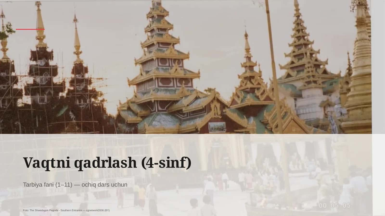 Vaqtni qadrlash (4-sinf) 1