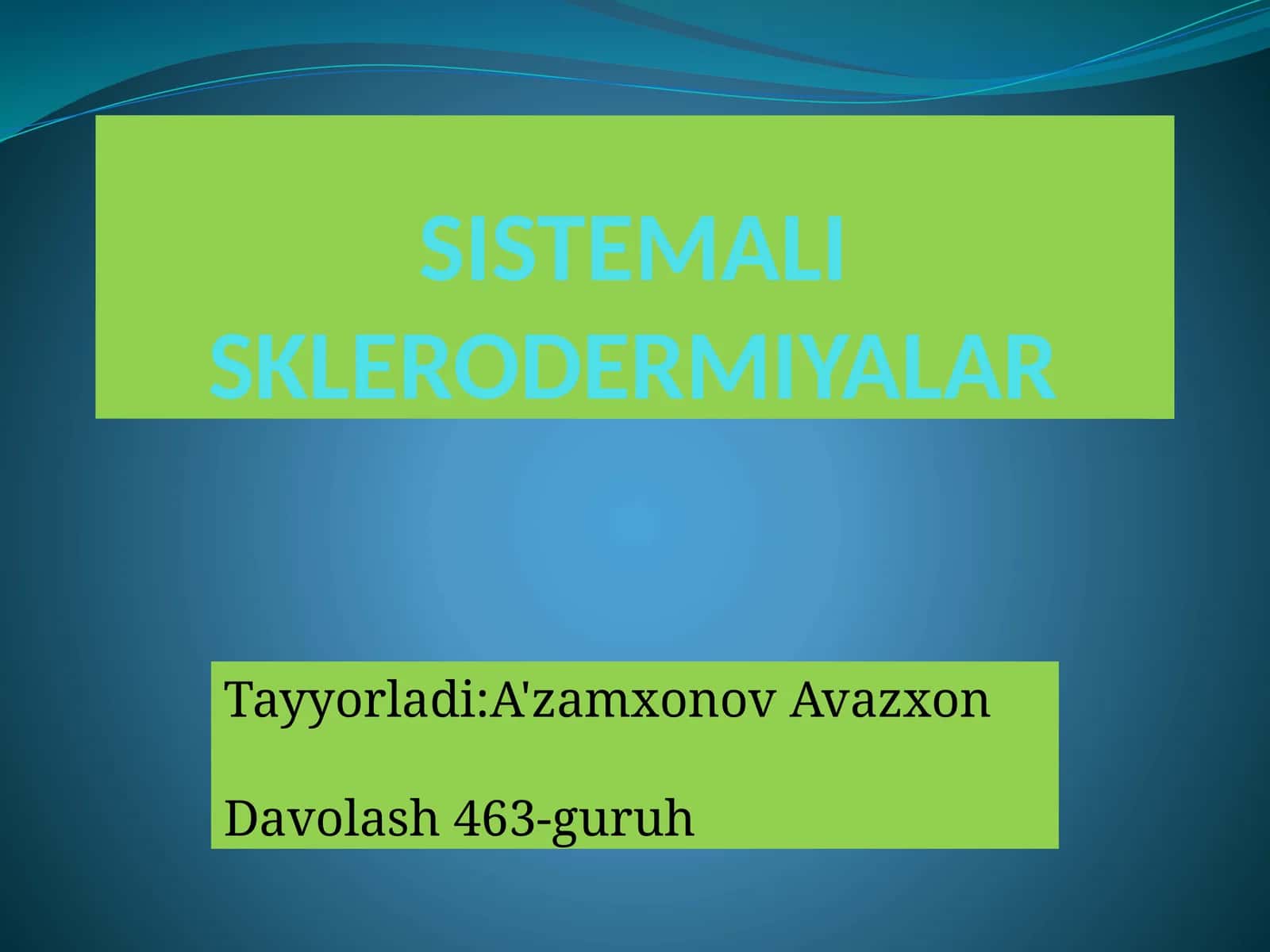 SISTEMALISKLERODERMIYALAR 1