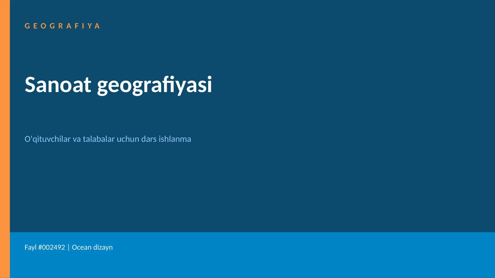 Transport geografiyasi 1