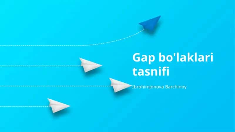 Bo'shliq Segmenti Klassifikatsiyasi 1