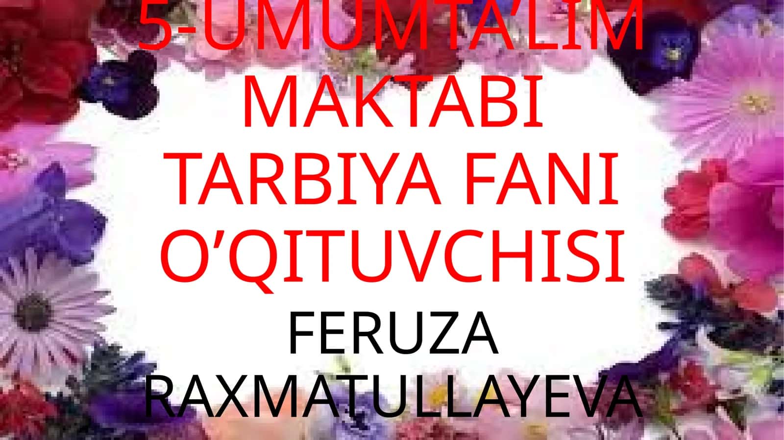 Mavzu: Merosimiz Faxrimiz 1