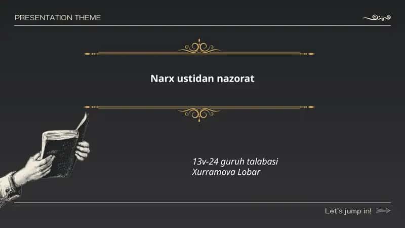 Narx ustidan nazorat 1