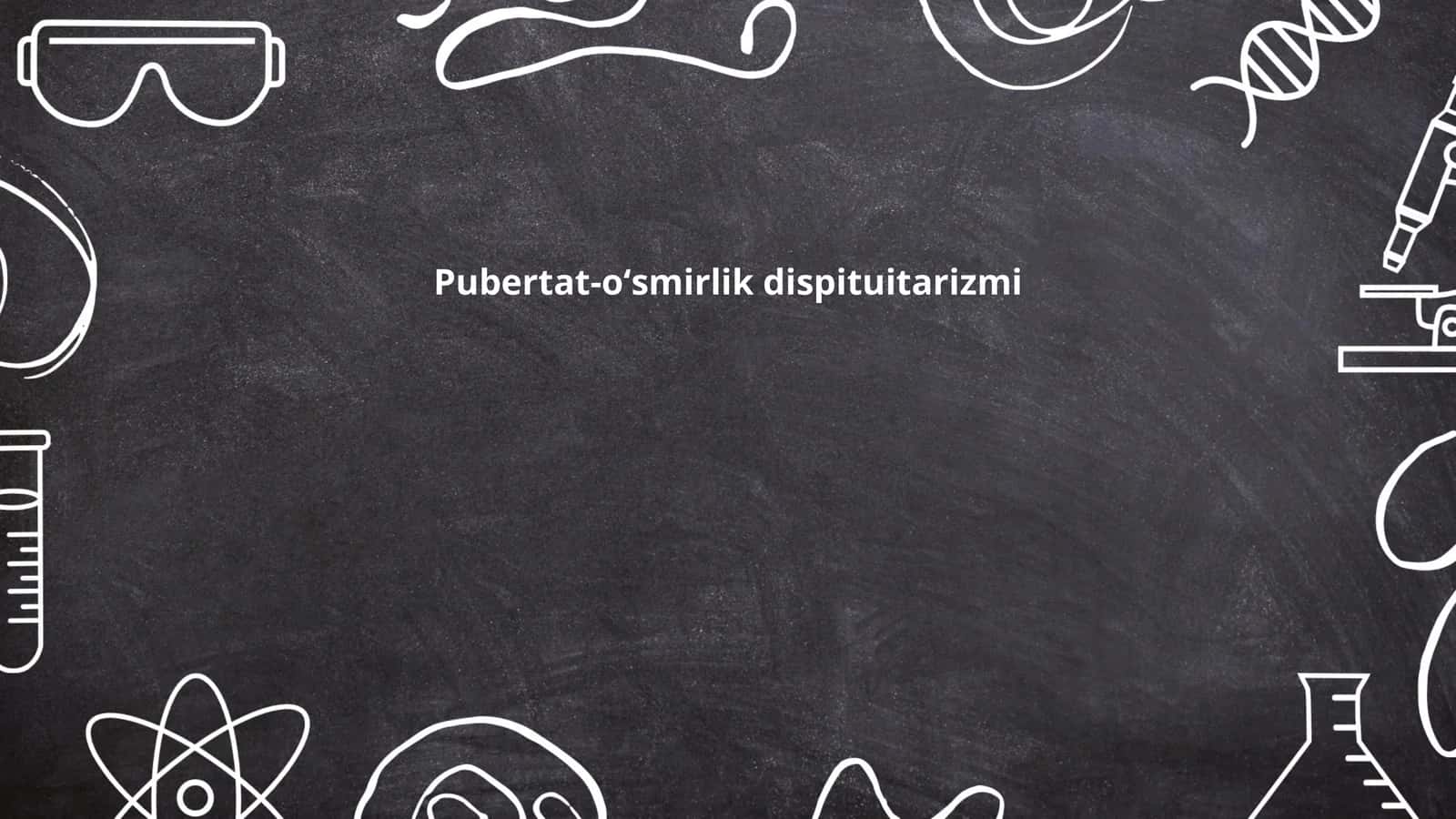 Pubertat-oʻsmirlik dispituitarizmi 1