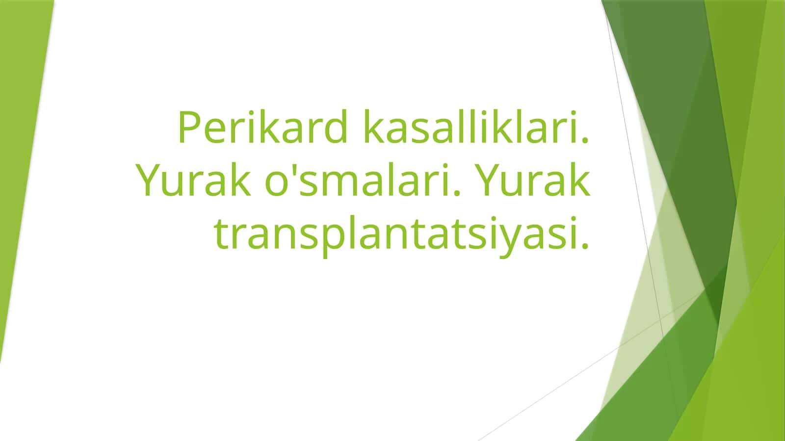 PERIKARD KASALLIKLARI 1