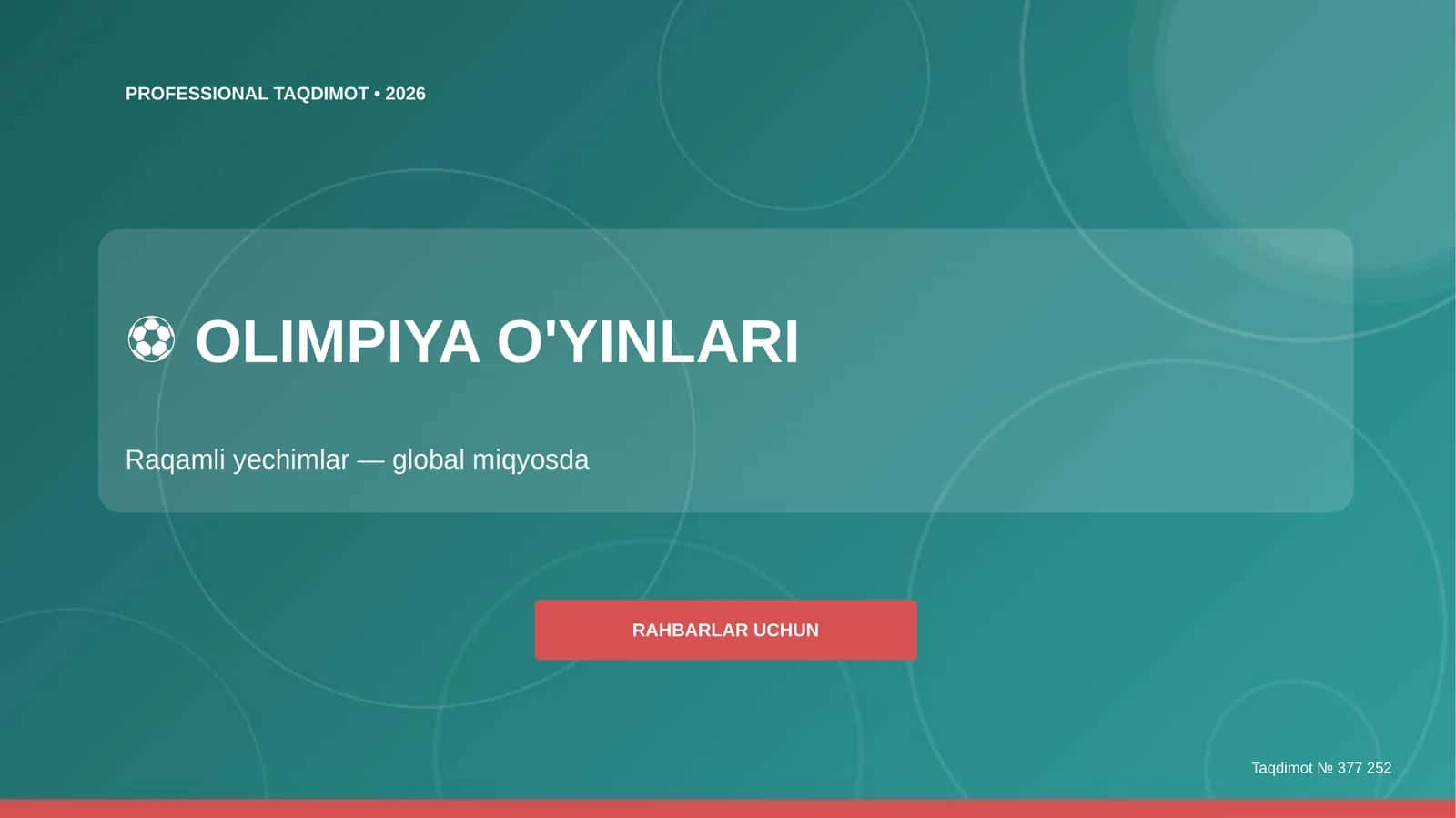 OLIMPIYA O'YINLARI 1