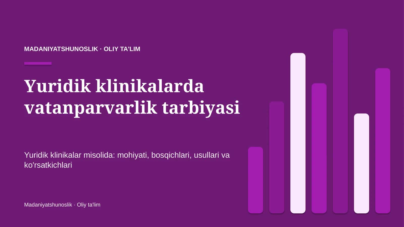 Yuridik klinikalarda vatanparvarlik tarbiyasi 1