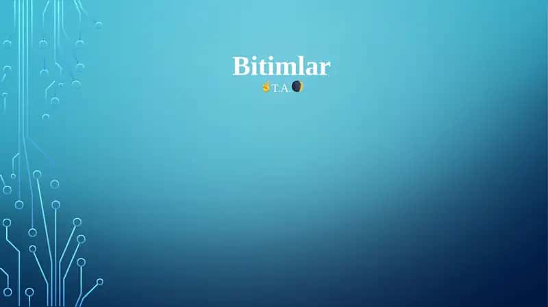Bitimlar 1