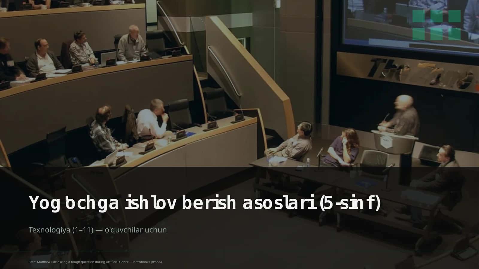 Yog'ochga ishlov berish asoslari (5-sinf) 1