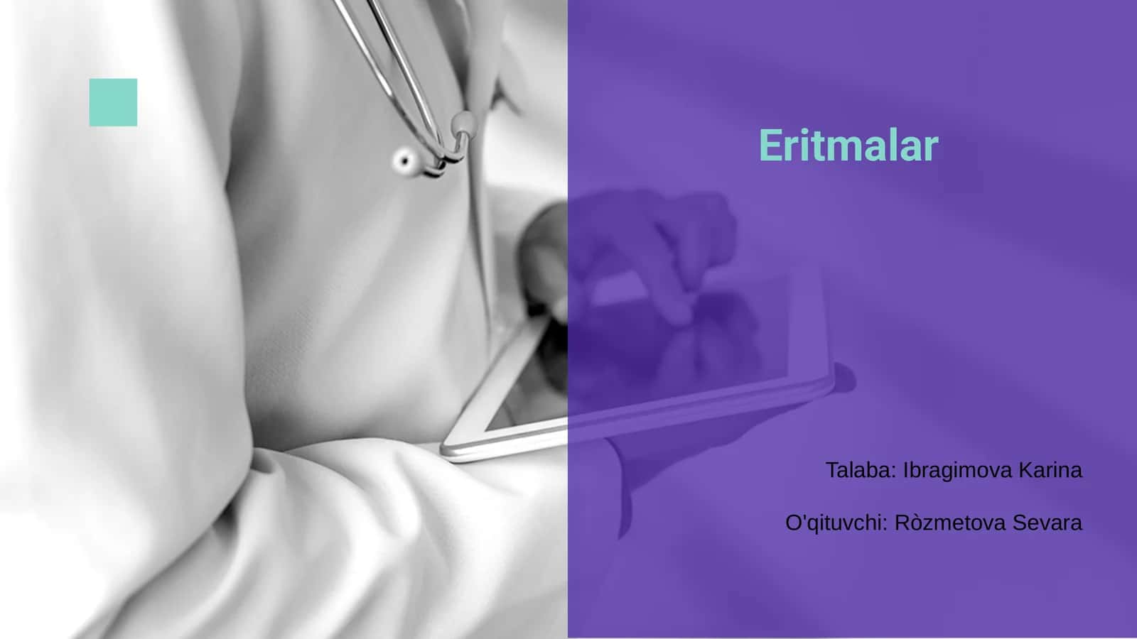 Eritmalar 1