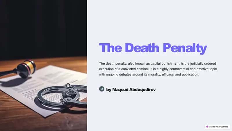 The Death Penalty 1