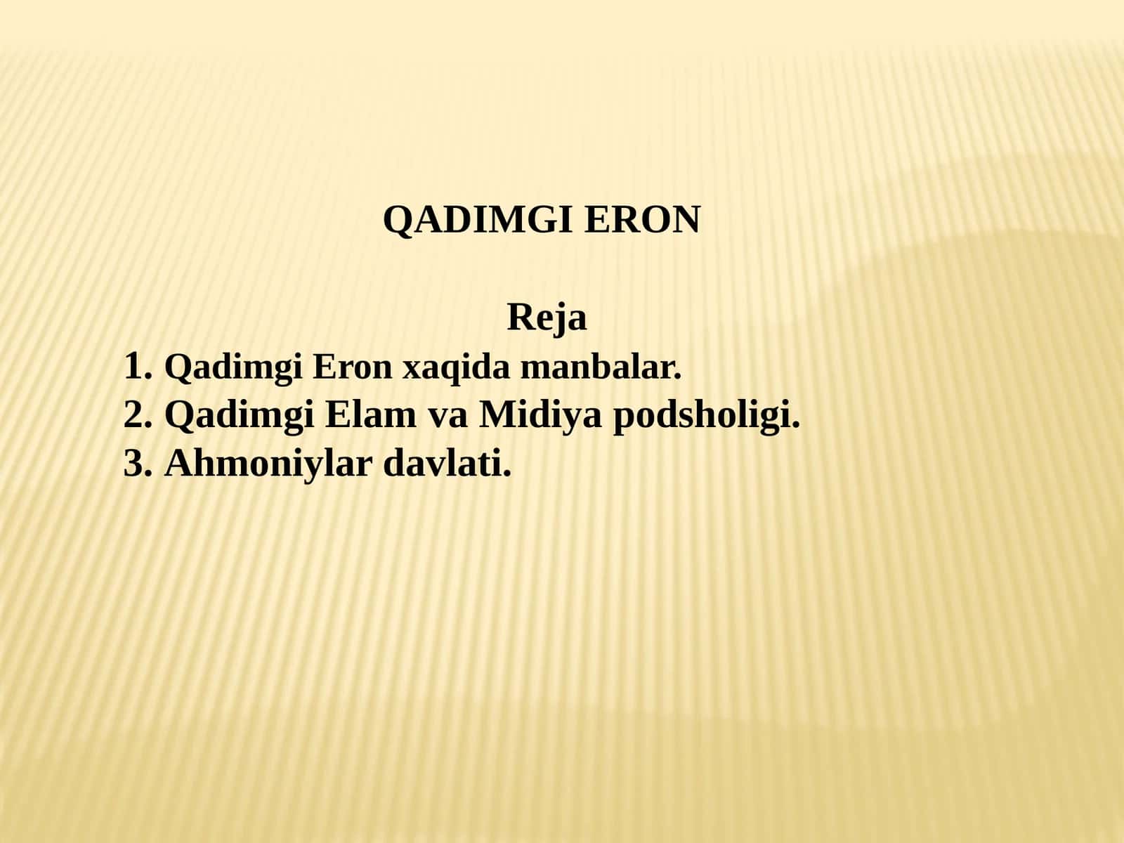 QADIMGI ERON 1