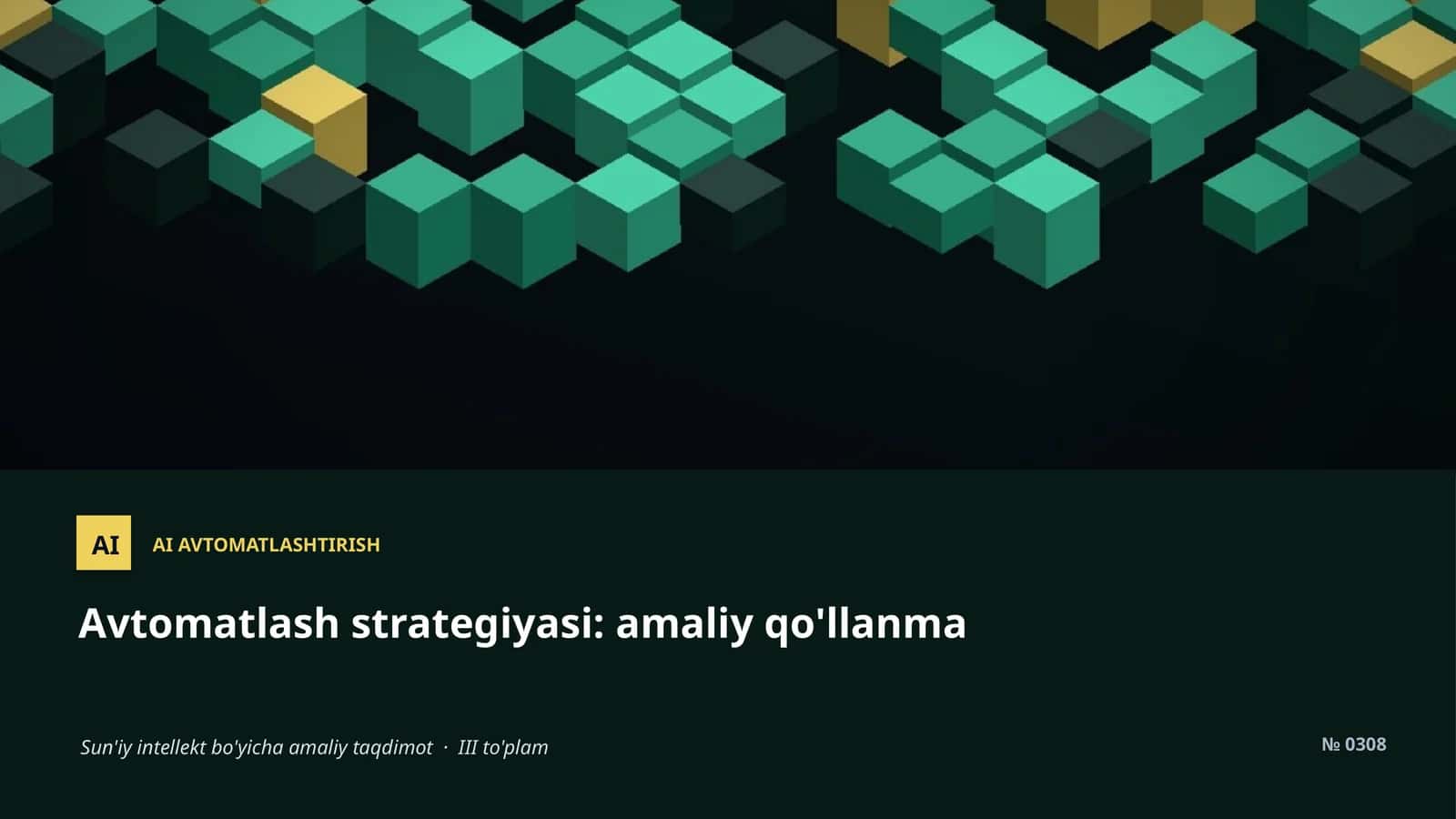 AI AVTOMATLASHTIRISH 1