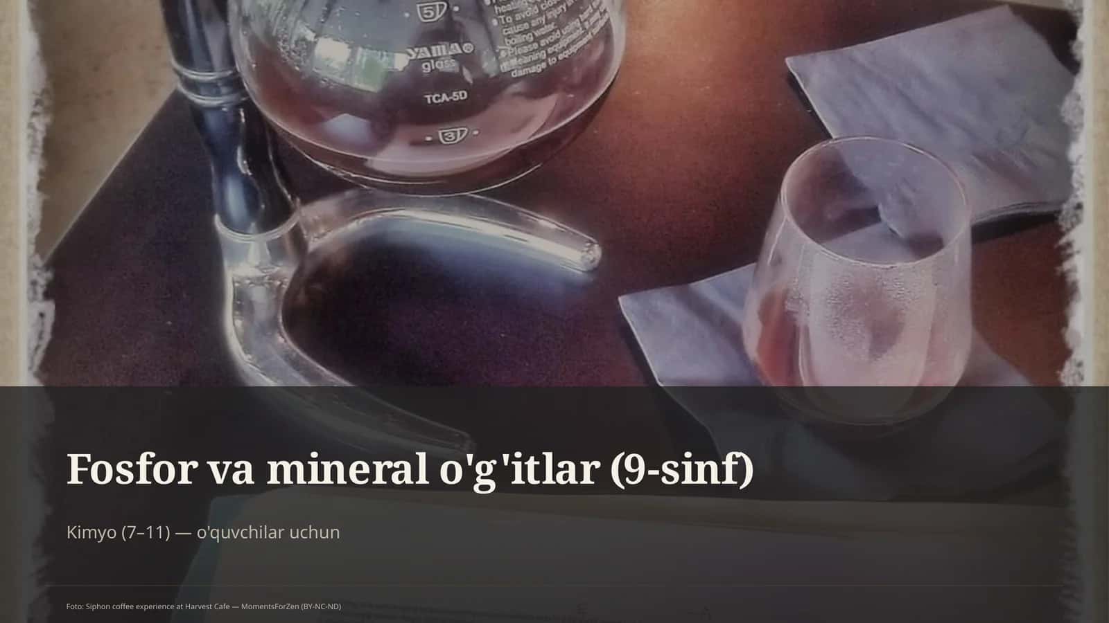 Fosfor va mineral o'g'itlar (9-sinf) 1