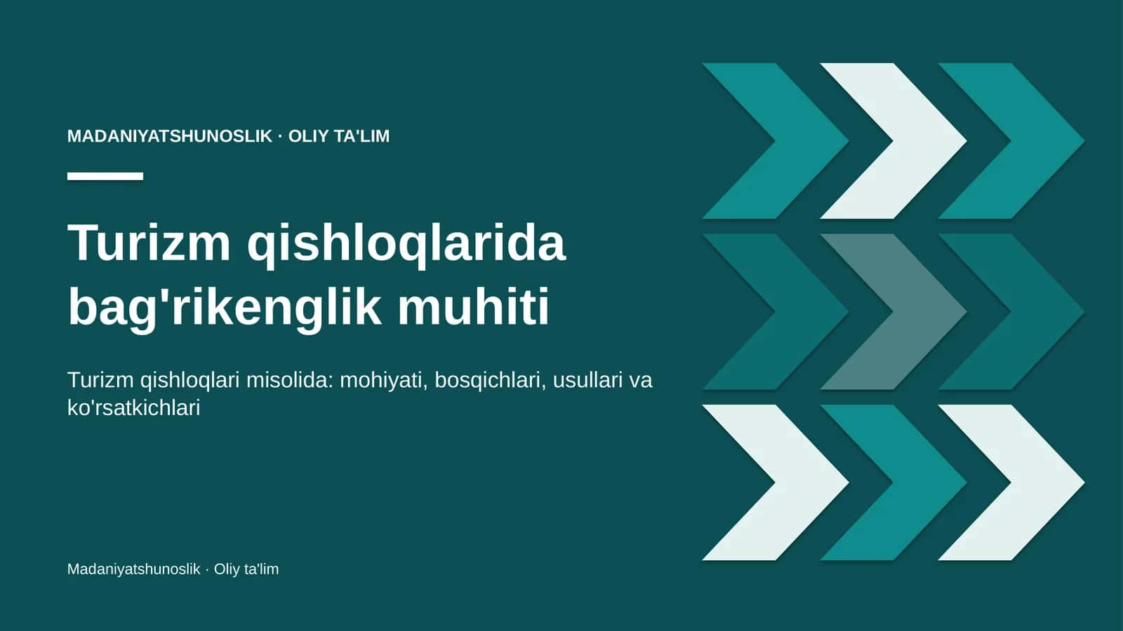 turizm qishloqlarida bag'rikenglik muhiti 5365 1