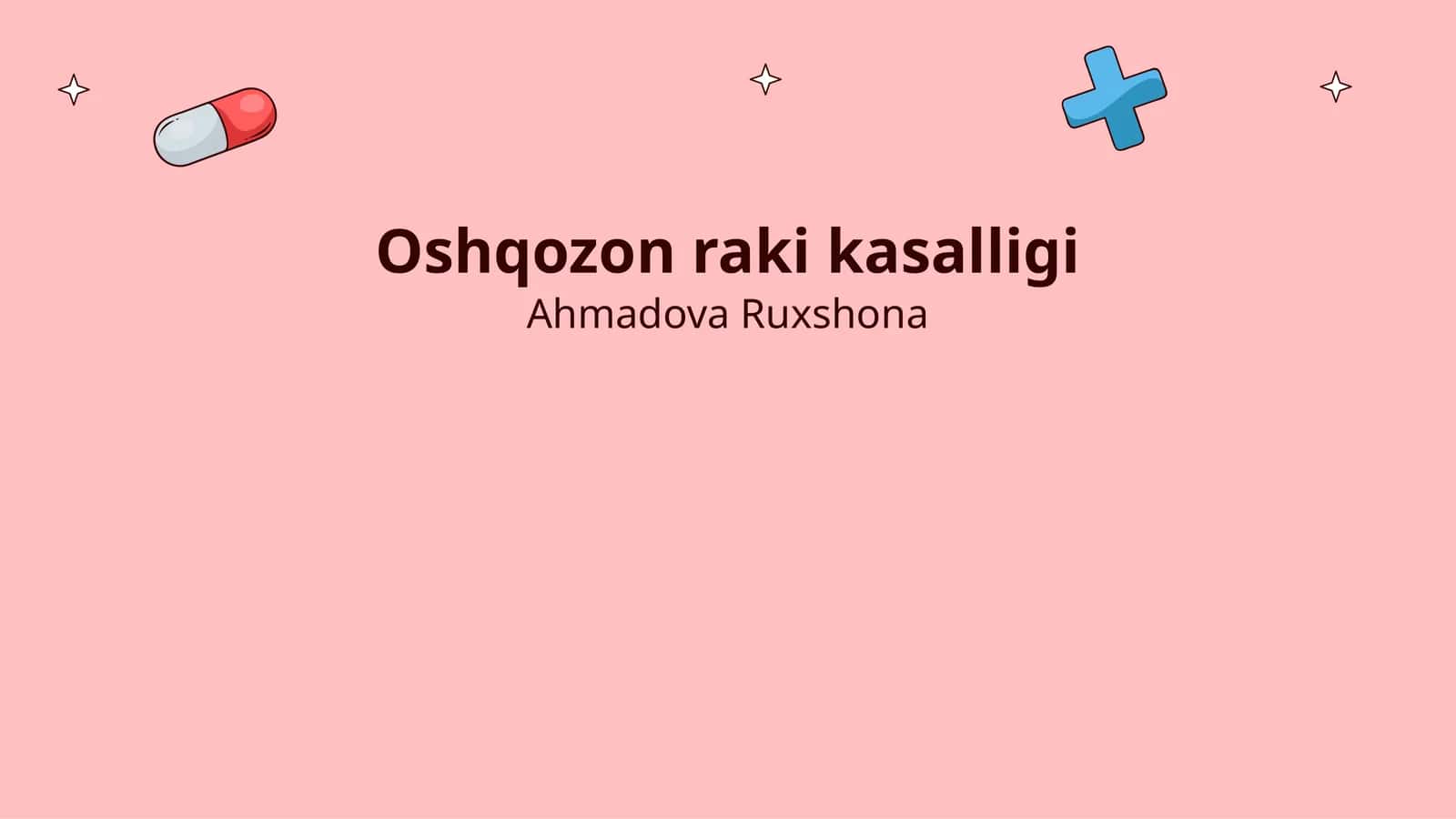 Oshqozon raki kasalligi 1