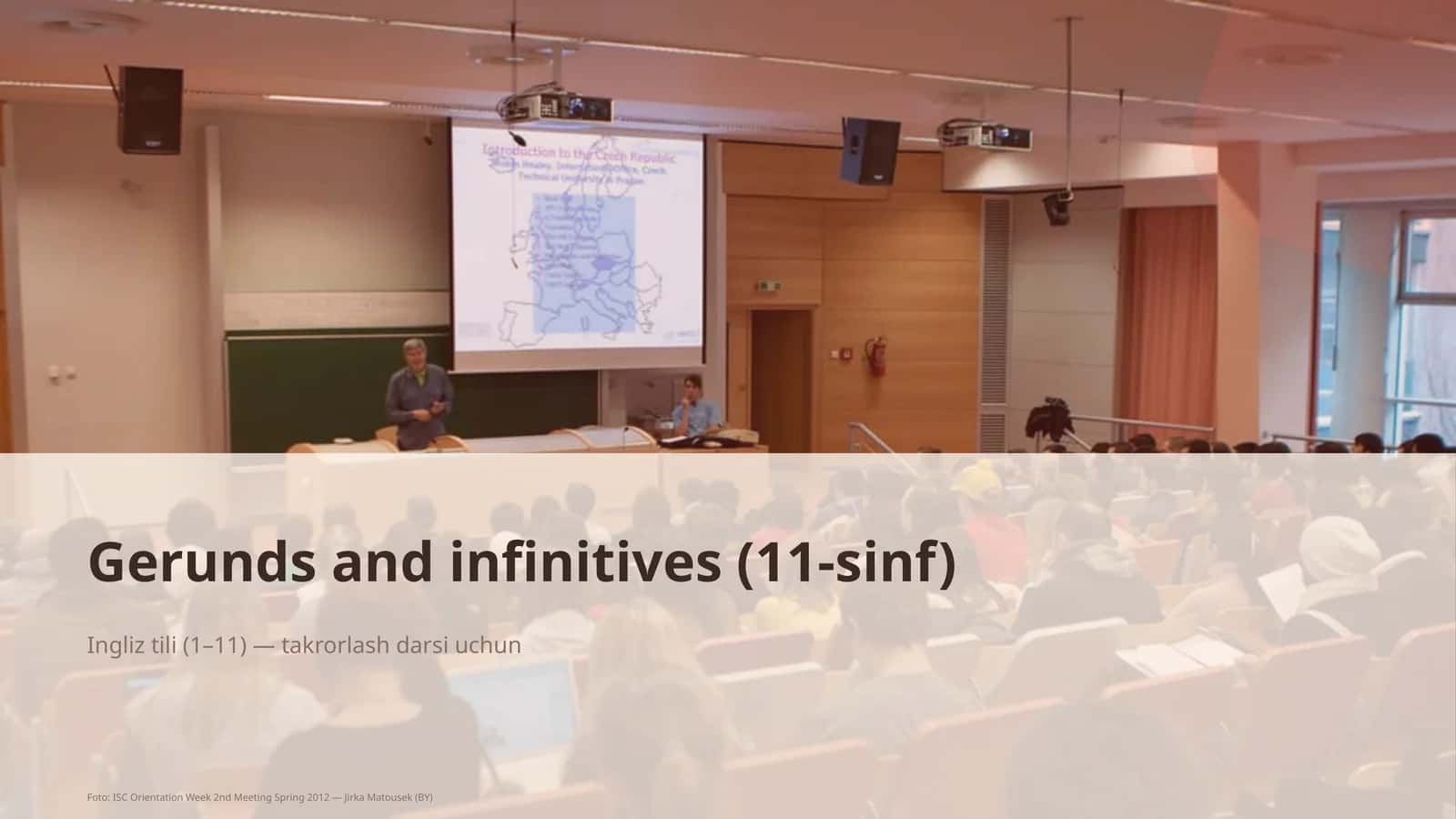 Gerunds and infinitives (11-sinf) 1