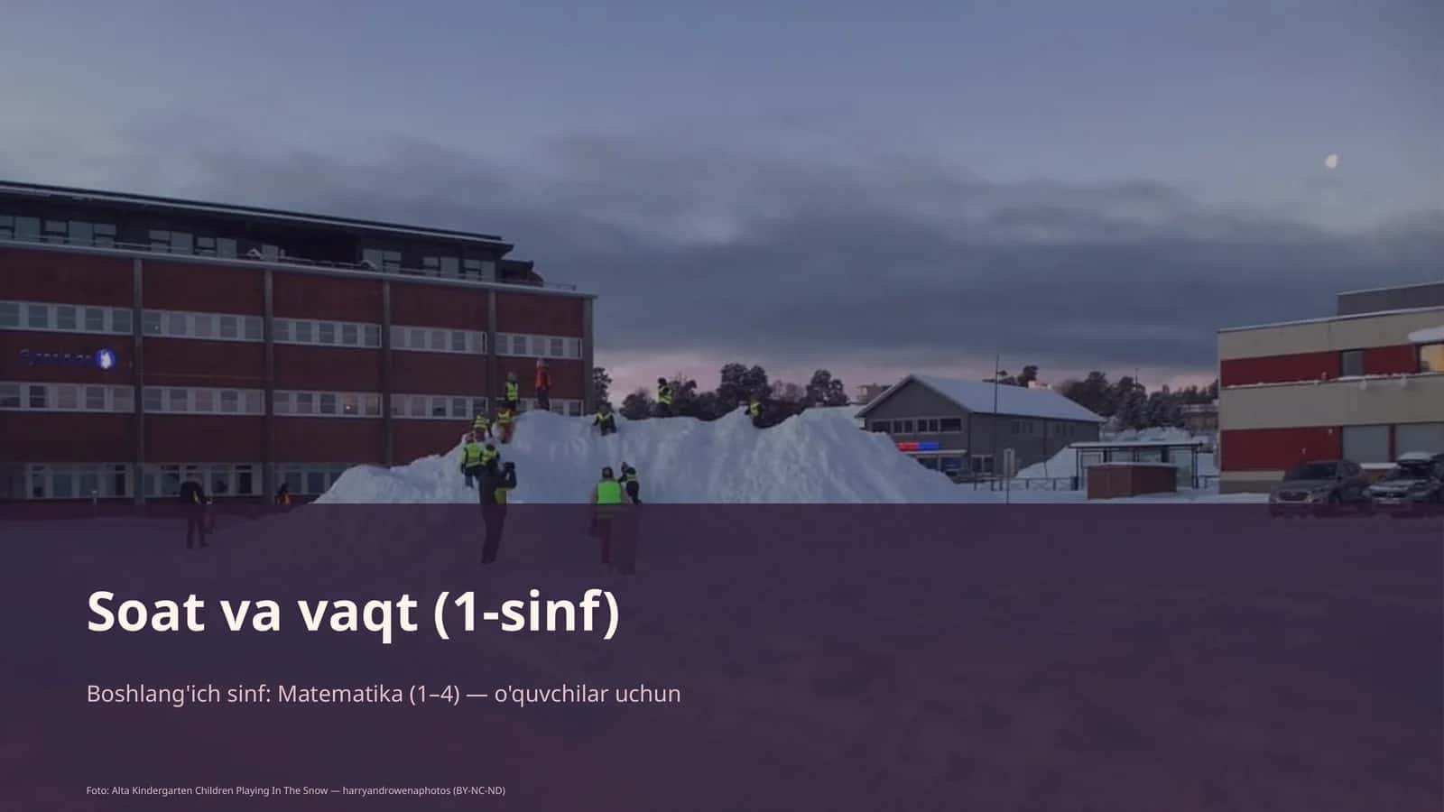 Soat va vaqt (1-sinf) 1