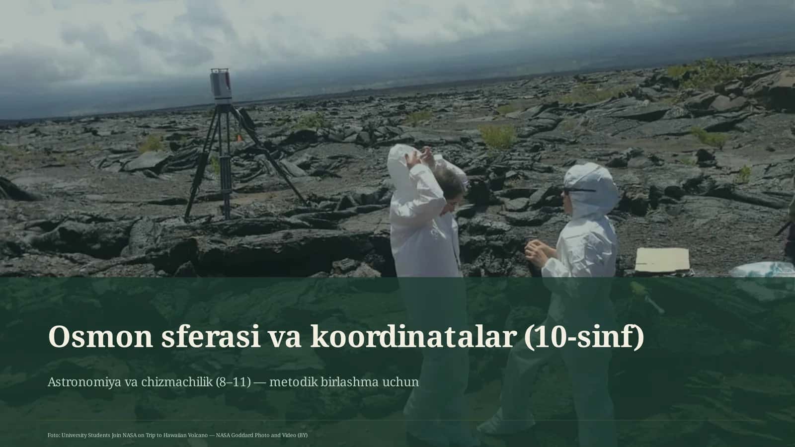 Osmon sferasi va koordinatalar (10-sinf) 1