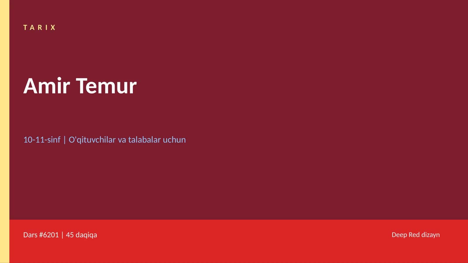 Amir Temur 1
