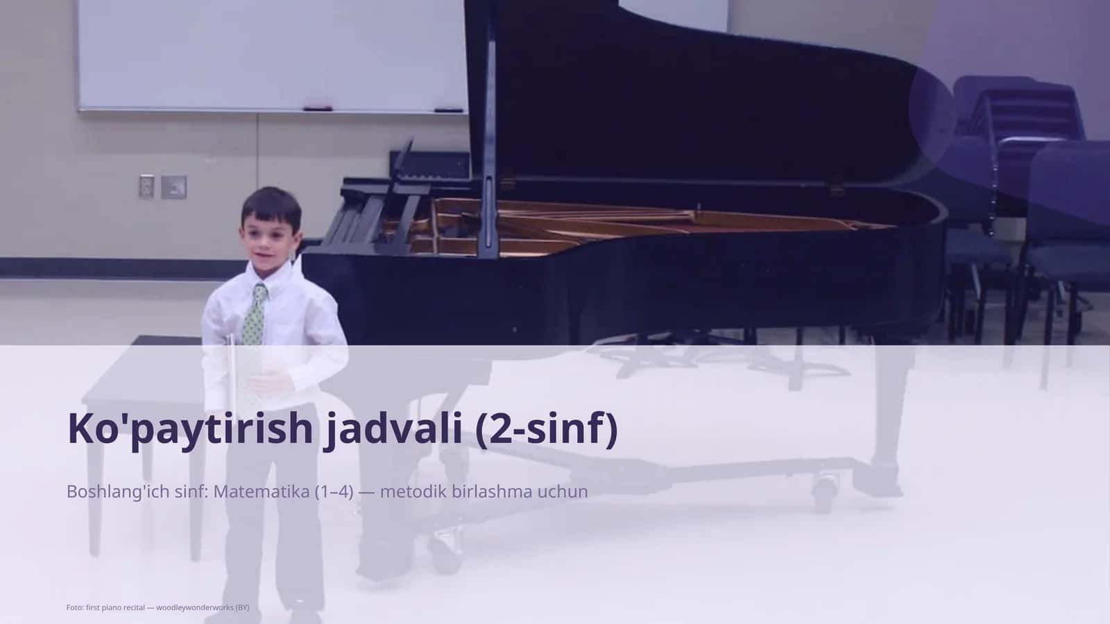 Ko'paytirish jadvali (2-sinf) 1