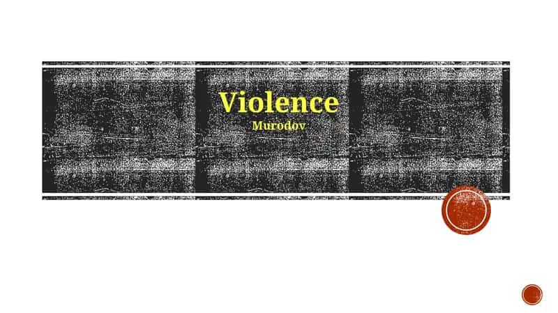 Understanding Violence 1
