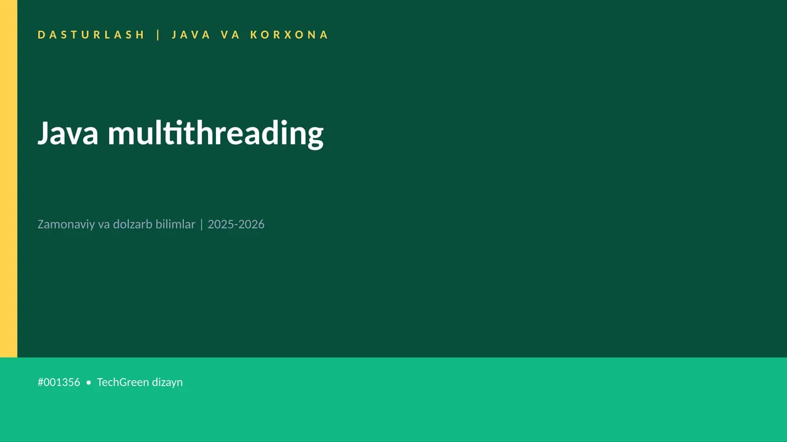 Java multithreading 1