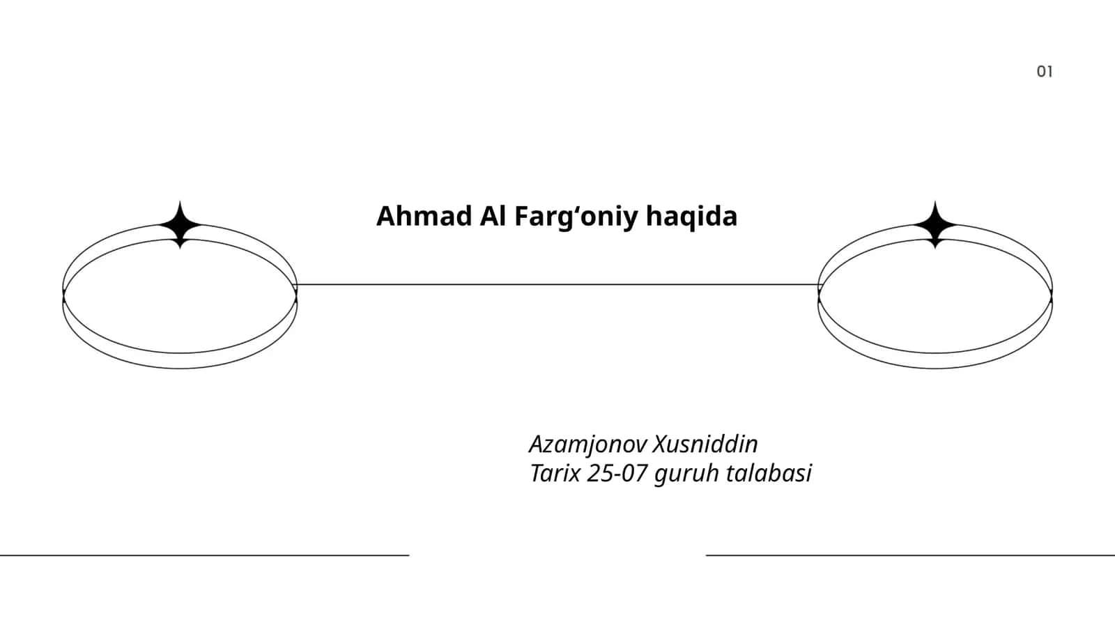 Ahmad Al Fargʻoniy haqida 1
