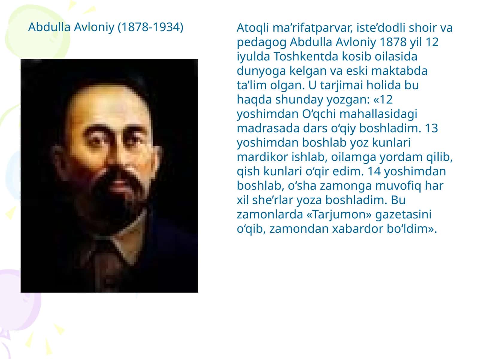 Abdulla Avloniy 1