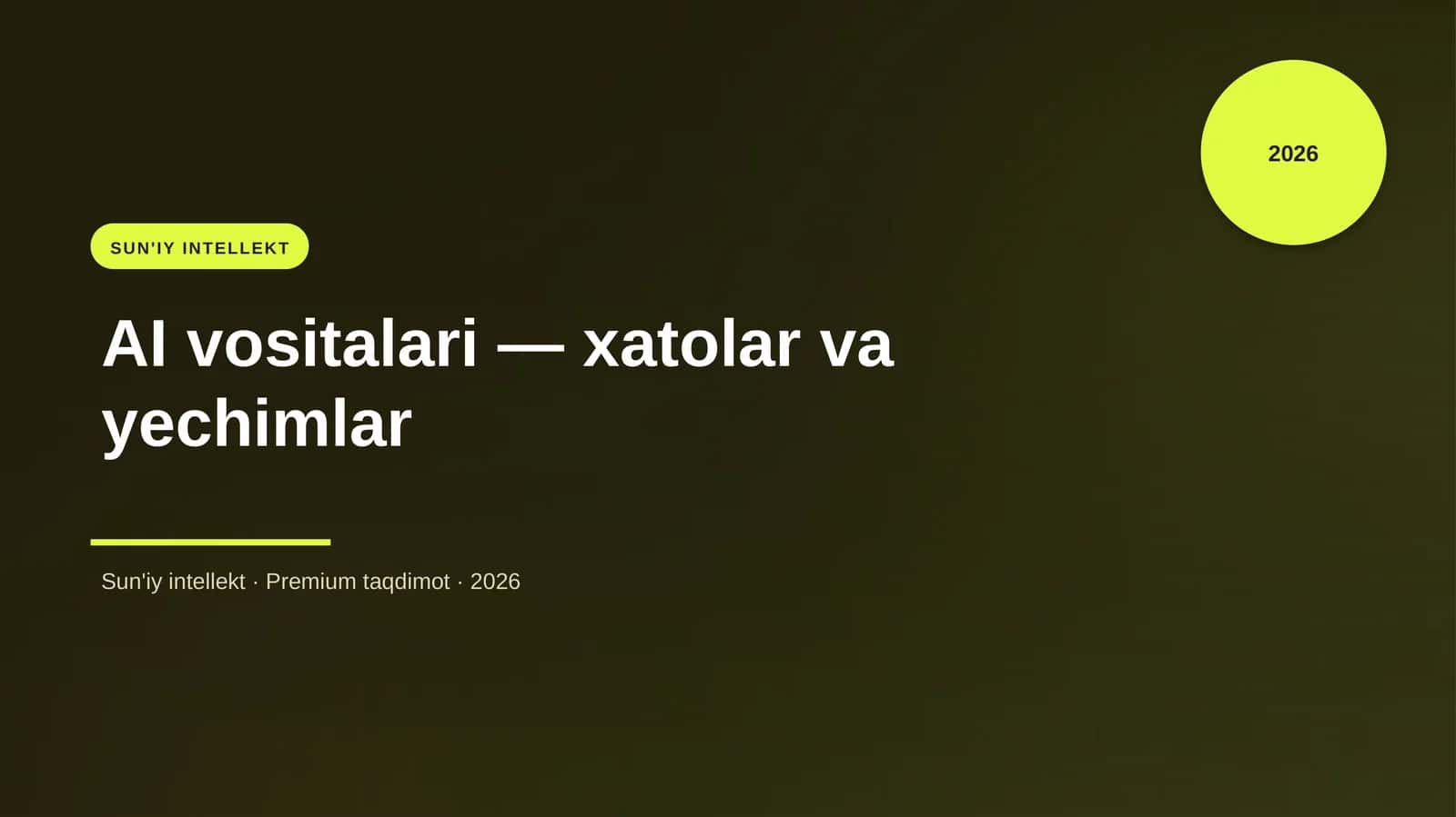 SUN'IY INTELLEKT 1