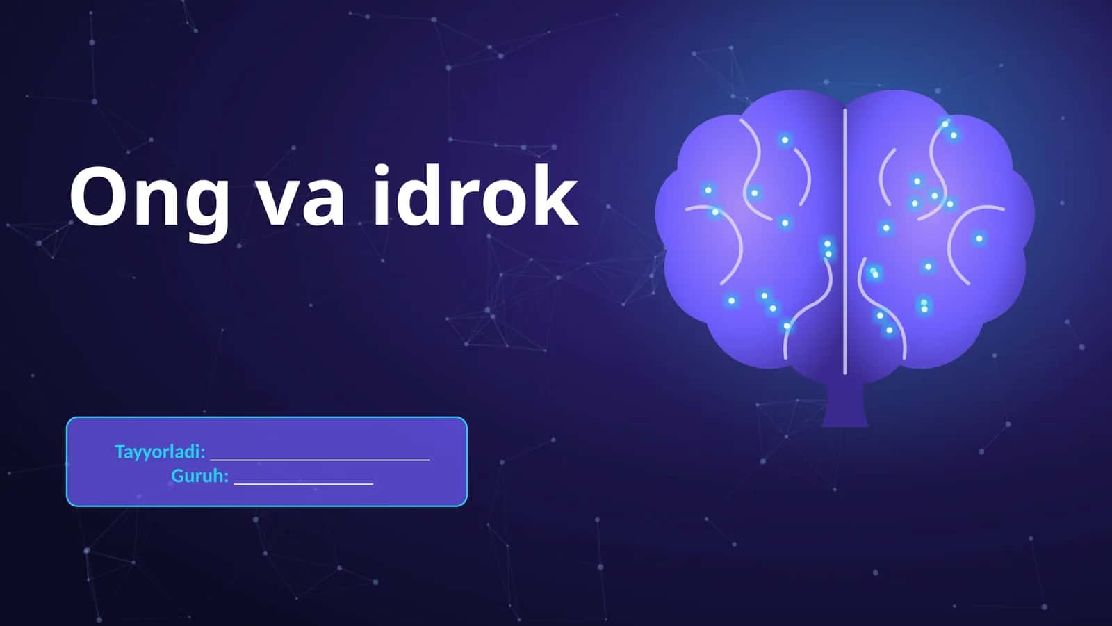 Ong va idrok 1