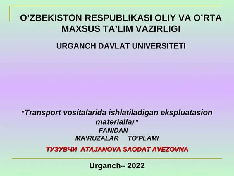 Avtomobil benzinlari 1