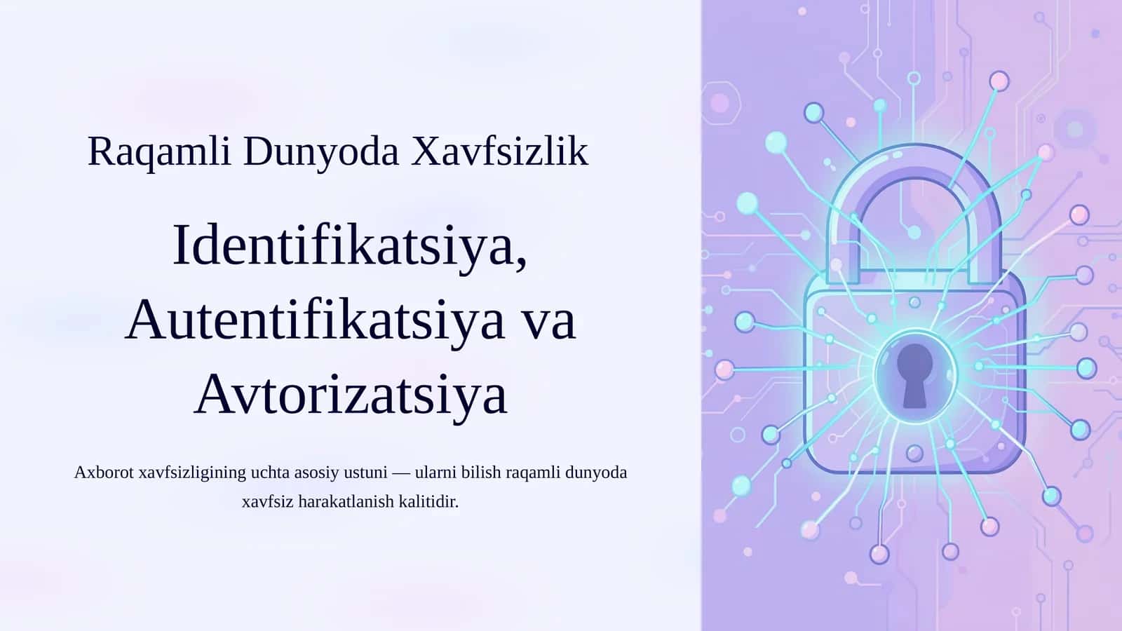 Raqamli Dunyoda Xavfsizlik 1