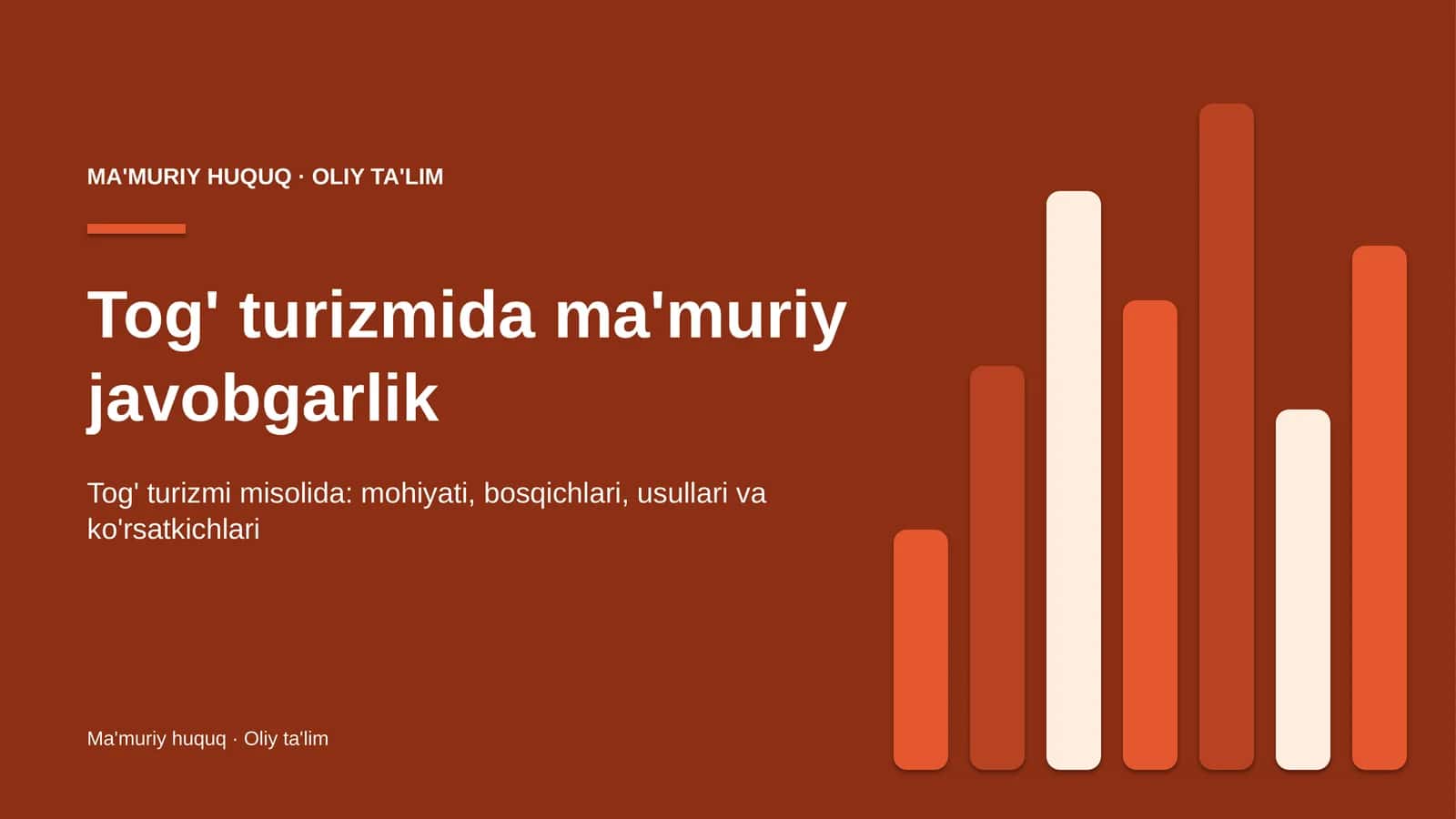 Tog' turizmida ma'muriy javobgarlik 1