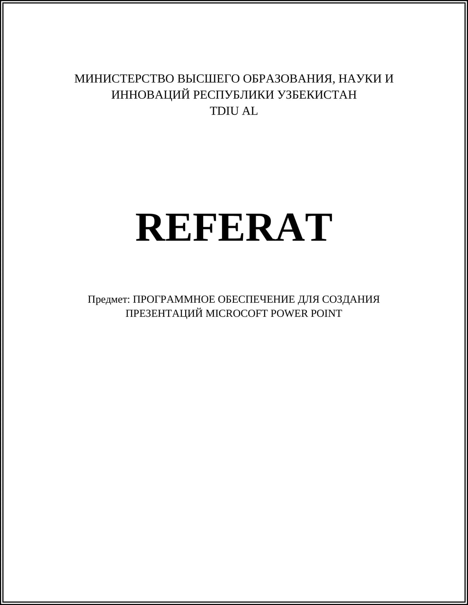 Microsoft PowerPoint 1