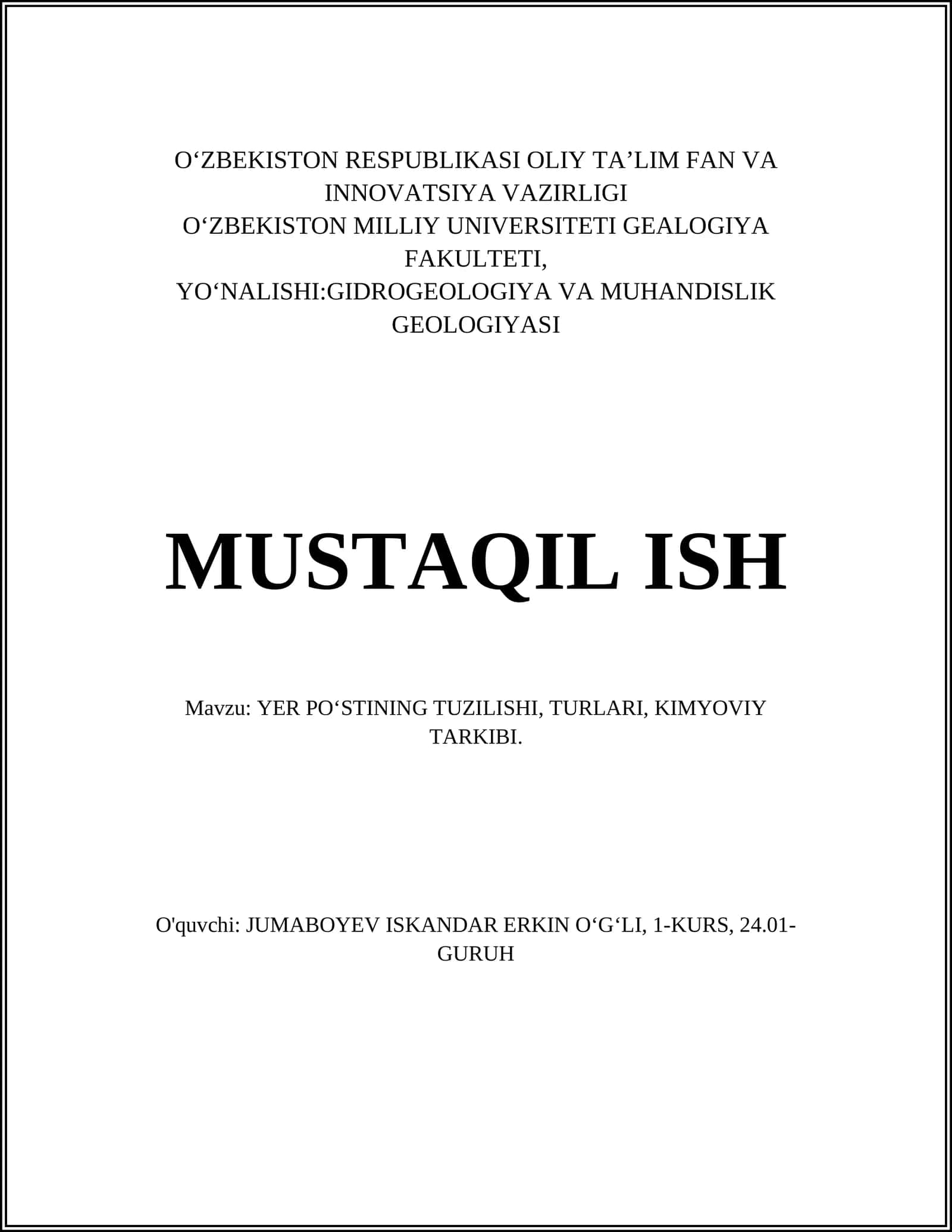 Terining anatomik tuzilishi 1